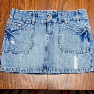 American Eagle Denim Mini Skirt